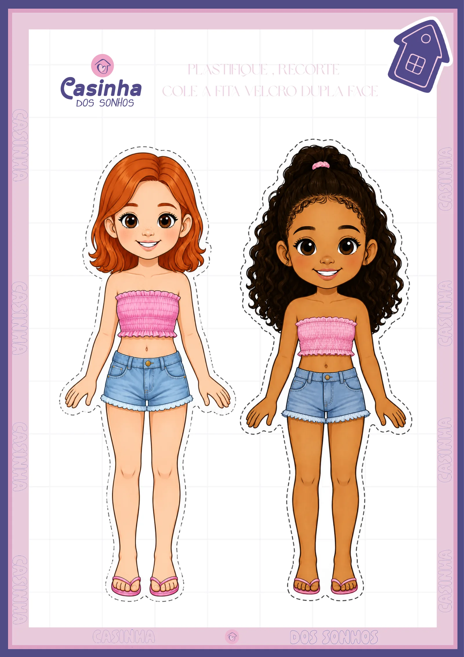 Bonecas, roupas e acessórios